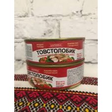 Товстолобик осмажений у томатному соусі 240 гр.24шт/ящ  в ж/б №3 "ТМ Даринка "